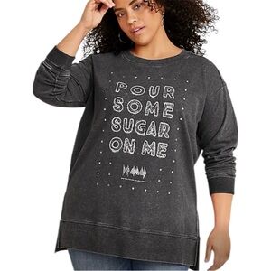 Def Leppard "Pour Some Sugar On Me" Graphic Tunic - Size 1X